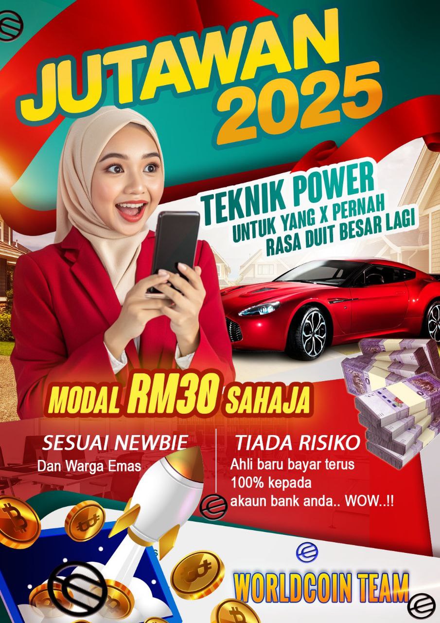 Modal RM30 Percuma RM300